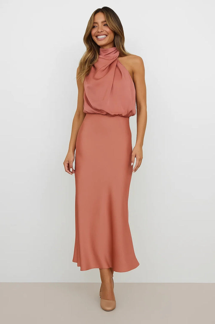 Damer Klänning | Halterneck | Maxi | Sommar