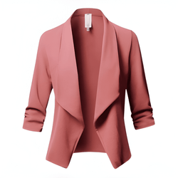 Vinterrock Dam | Långärmad Jacka | Elegant Blazer för Formell Stil