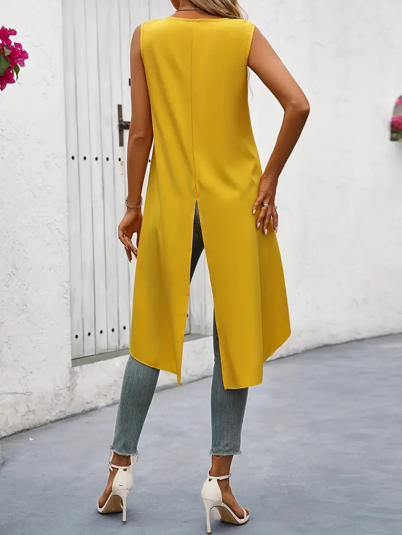 Dam Top | Elegant Asymmetrisk Axel & Off-Shoulder | Modern & Somrig Stil