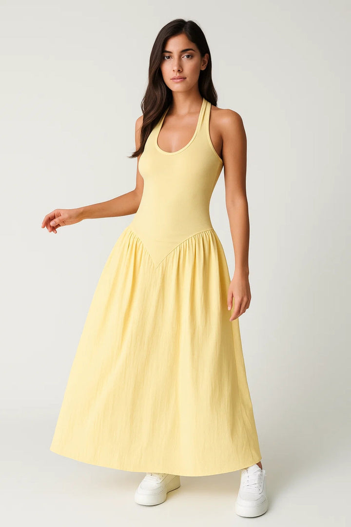 Dam Klänning | Elegant A-linje | Mouwloos | Sommar