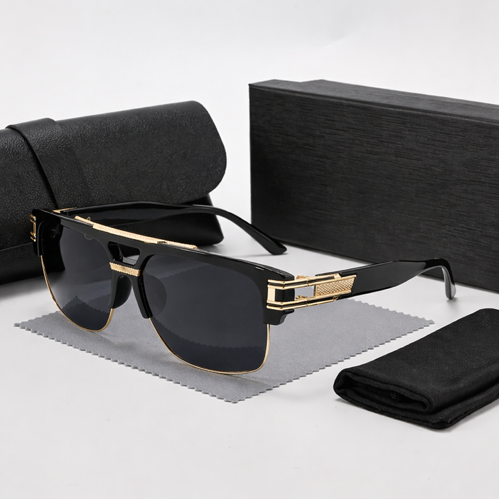 Herr Solglasögon | Retro Elegant | Smal Ram | Sommar