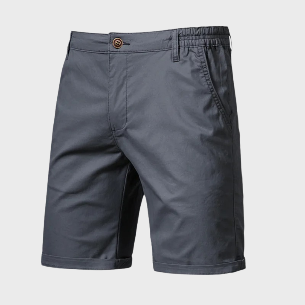 Herr Shorts | Straight Fit | Knappstängning | Sommar