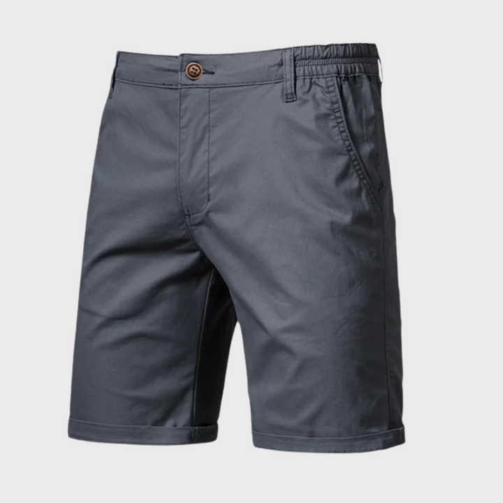 Herr Shorts | Straight Fit | Knappstängning | Sommar