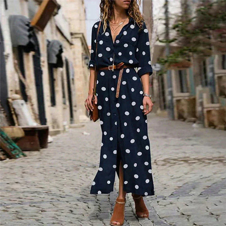 Dam Klänning | Elegant | V-ringad | Sommar