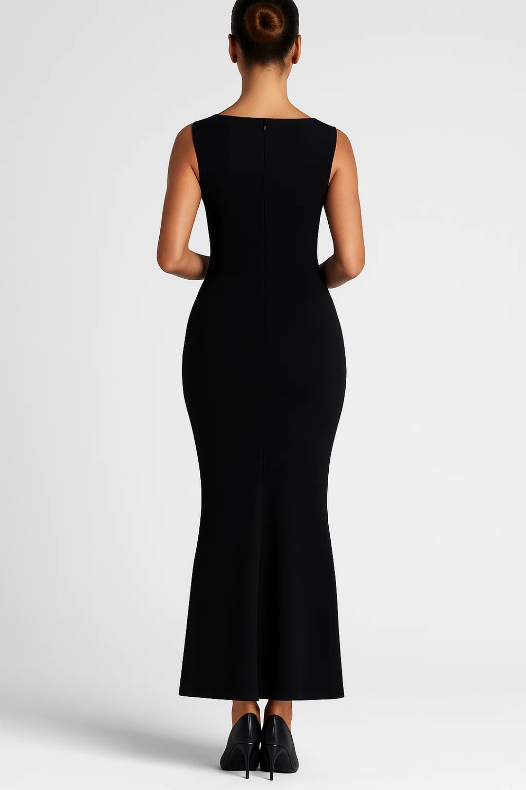 Dam Klänning | Slimfit | Breda Band | Maxi | Sommar