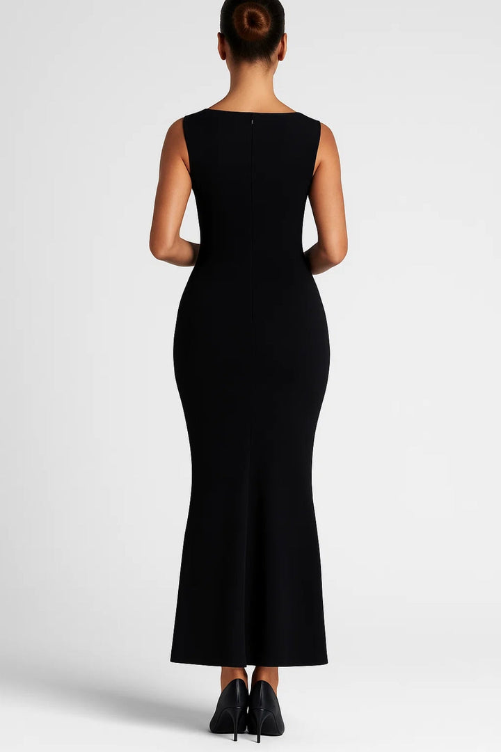 Dam Klänning | Slimfit | Breda Band | Maxi | Sommar