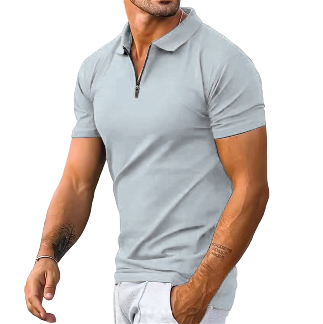 Herr Topp | Slimfit | Kort Ärm Utan Knappar | Sommar