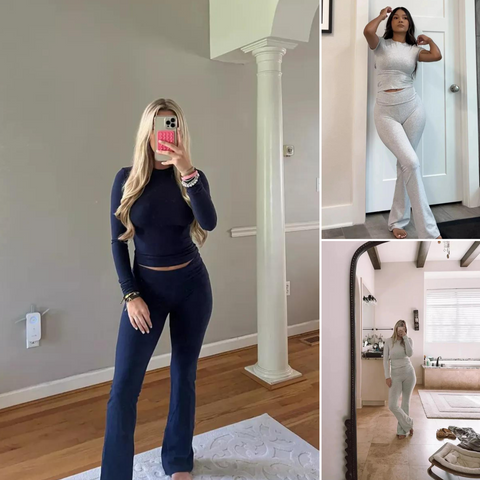 Loungeset för kvinnor | Slim Fit | Chic & Elegant | För avslappnad fritid