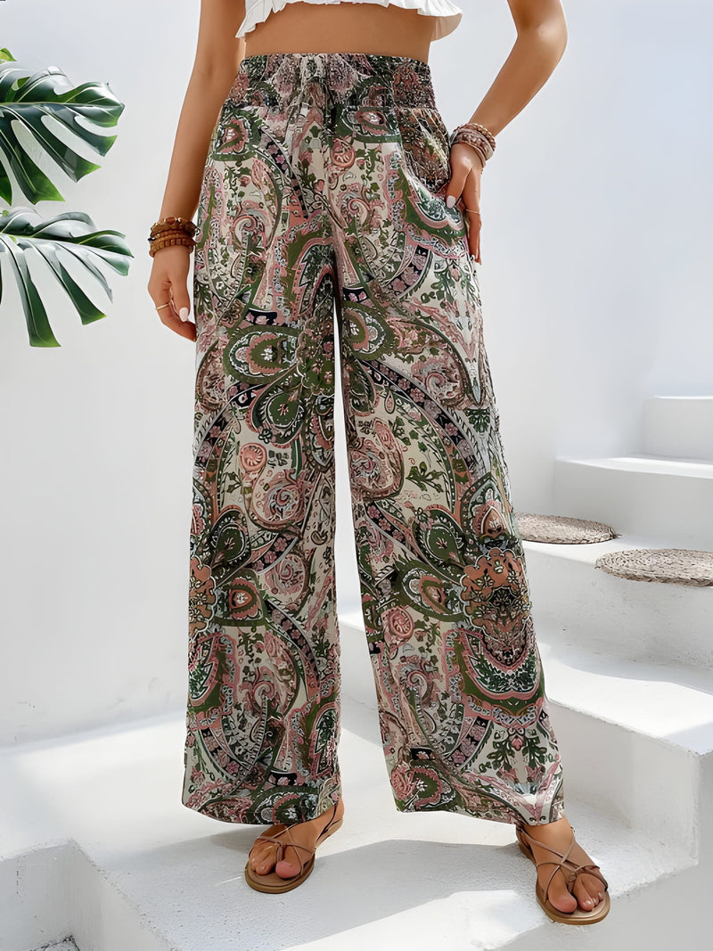 Dambyxor | Bohemisk Paisley & Blommönster | Vida Ben & Resårmidja | Polyester