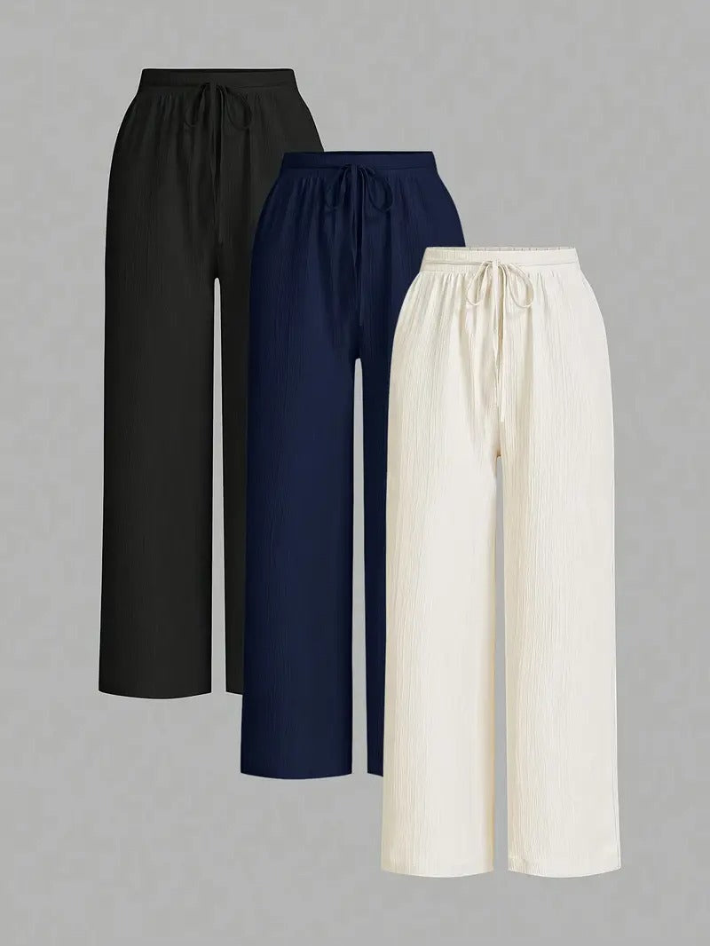 Dams Byxor | Enfärgad & Rätt Ben | All-Season Stil & Mångsidig Passform