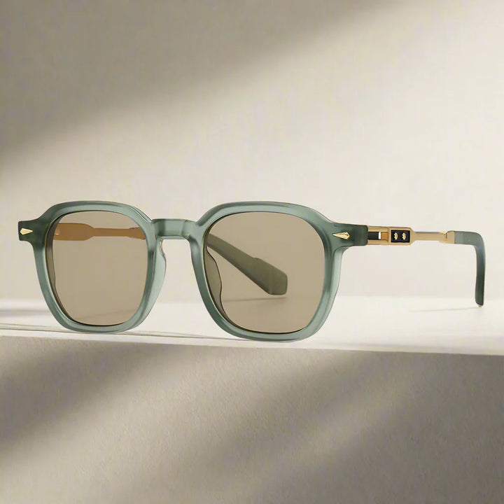 Herr Solglasögon | Retro | Fyrkantig Design | Sommar