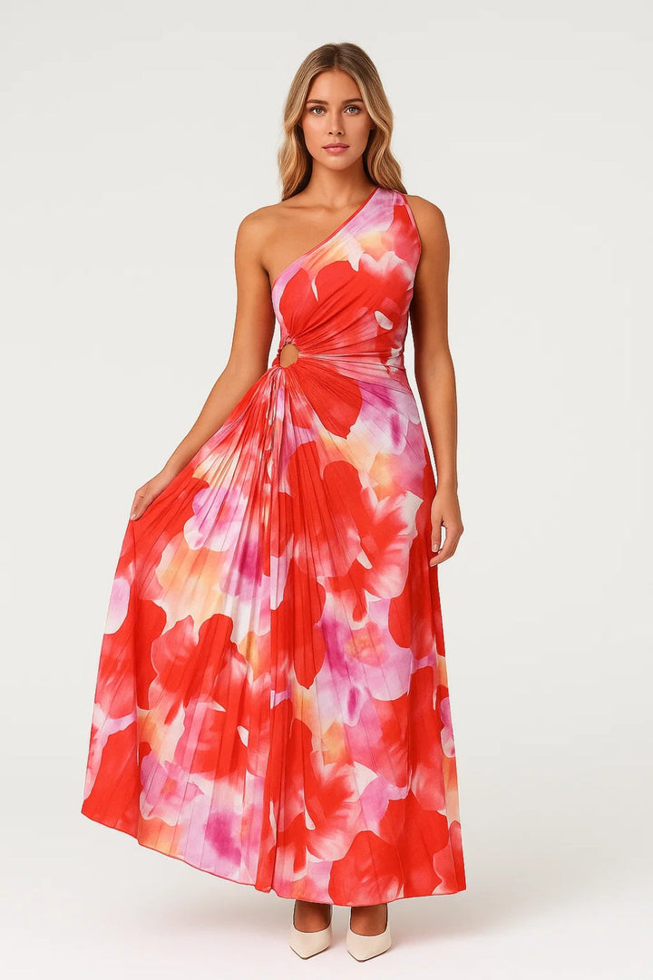 Dam Klänning | Elegant | Enaxlad | Sommar