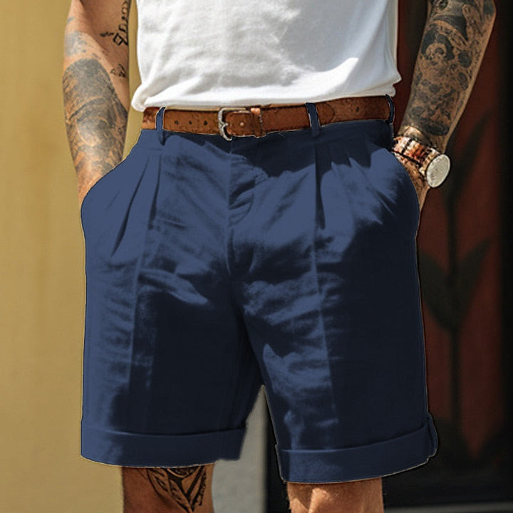 Herr Shorts | Rak Modell | Uppvikta Ben | Sommar