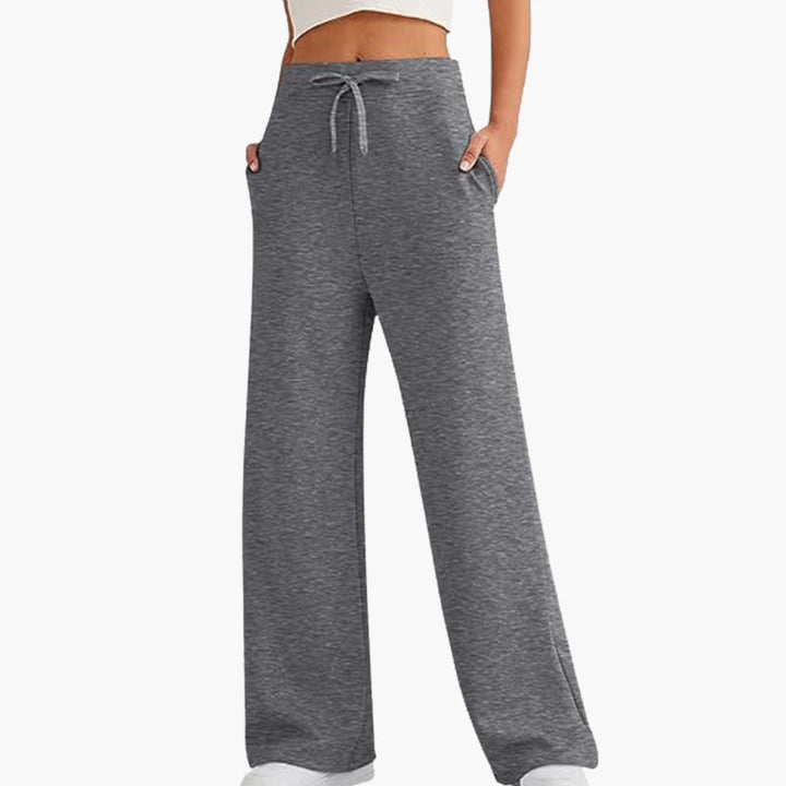 Dam Byxor | Wide Leg | Dragsko Midja | Sommar