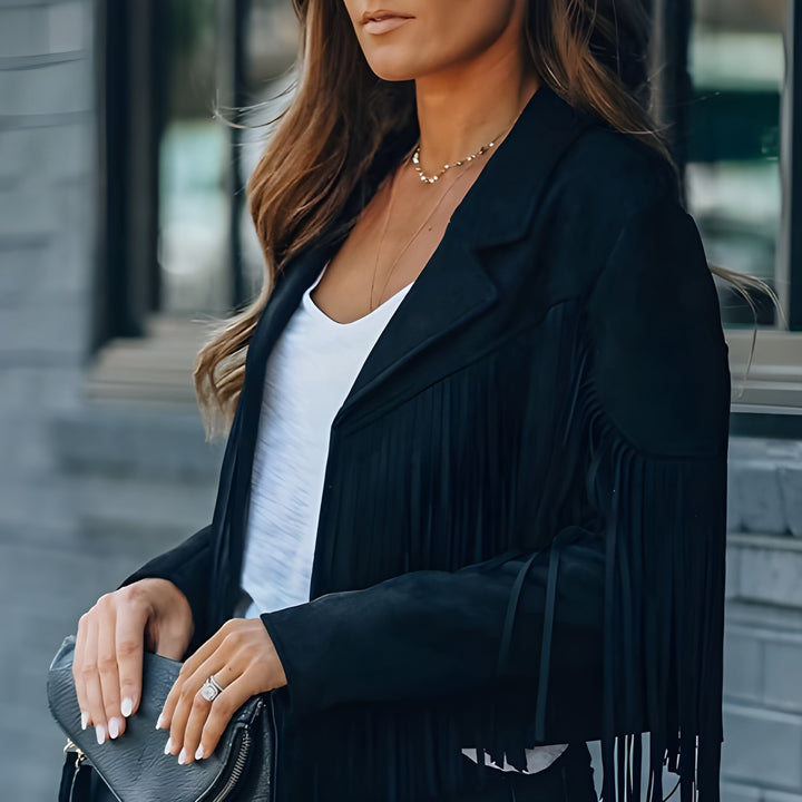 Jacka Dam | Jacka | Fransdetaljer | Casual