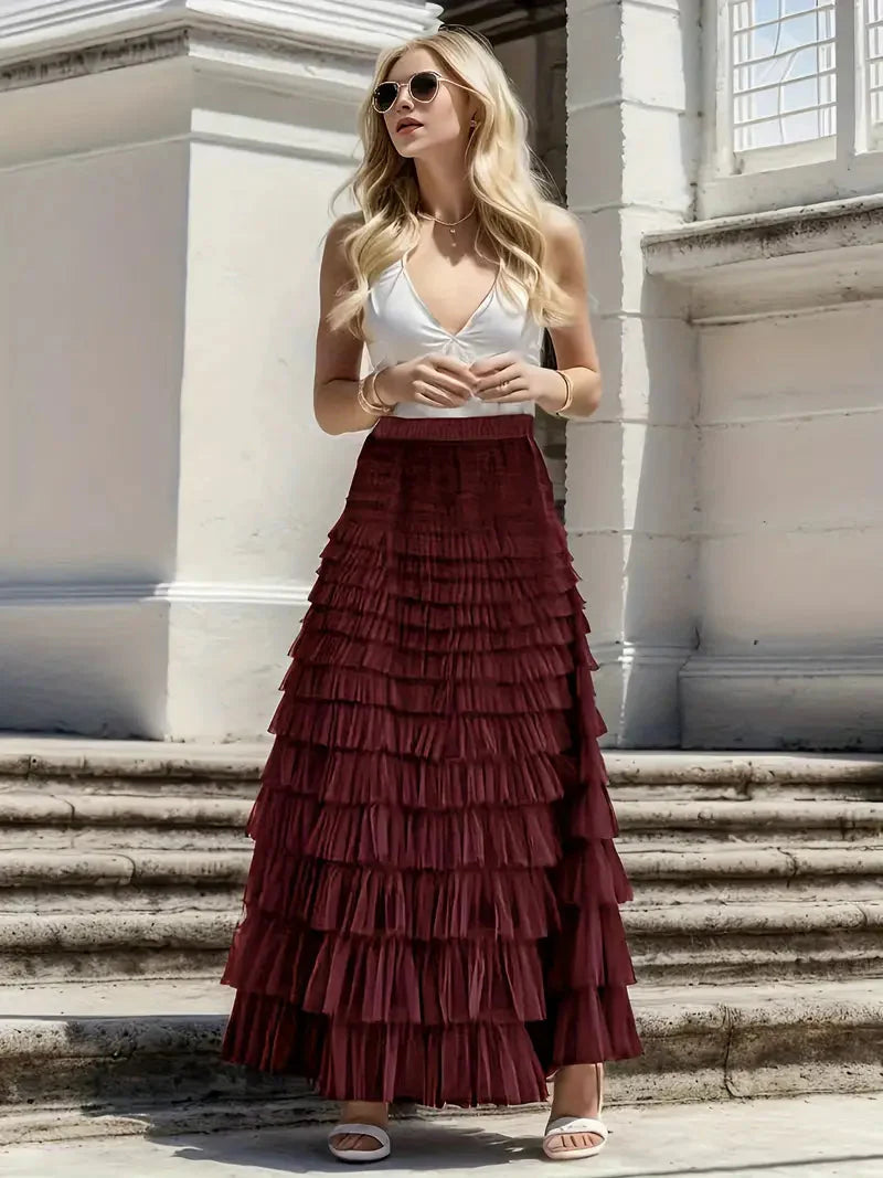 Dam Kjol | Elegant | Volangdesign | Sommar