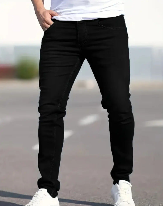 Herr Byxor | Slimfit Tapered | Hög Midja | Sommar