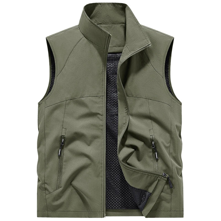 Herr Bodywarmer | Tapered | Lätt Struktur | Sommar
