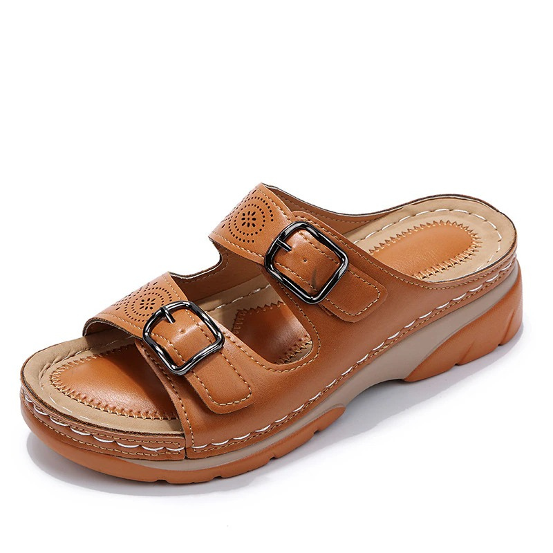 Dam Sandaler | Bekväma | Justerbara Spännen | Sommar
