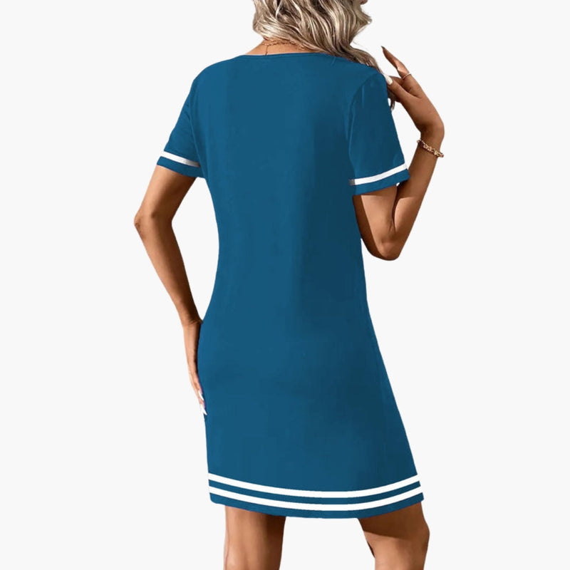 Dam Klänning | Elegant | V-ringning | Sommar