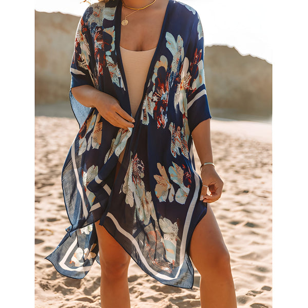 Dam Strandklänning | Vintage Print | Somrig & Feminin