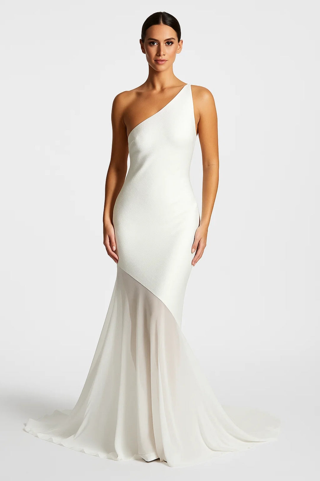 Dam Klänning | Elegant Figurnära | One Shoulder | Sommar