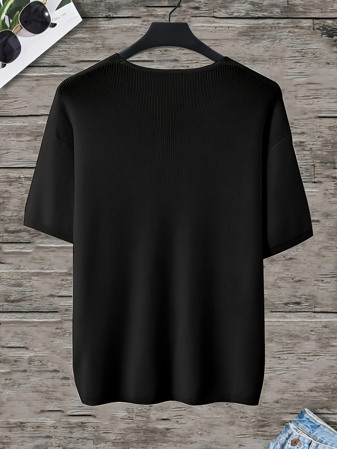 Herren T-shirt | Oversized | V-ringad | Sommar
