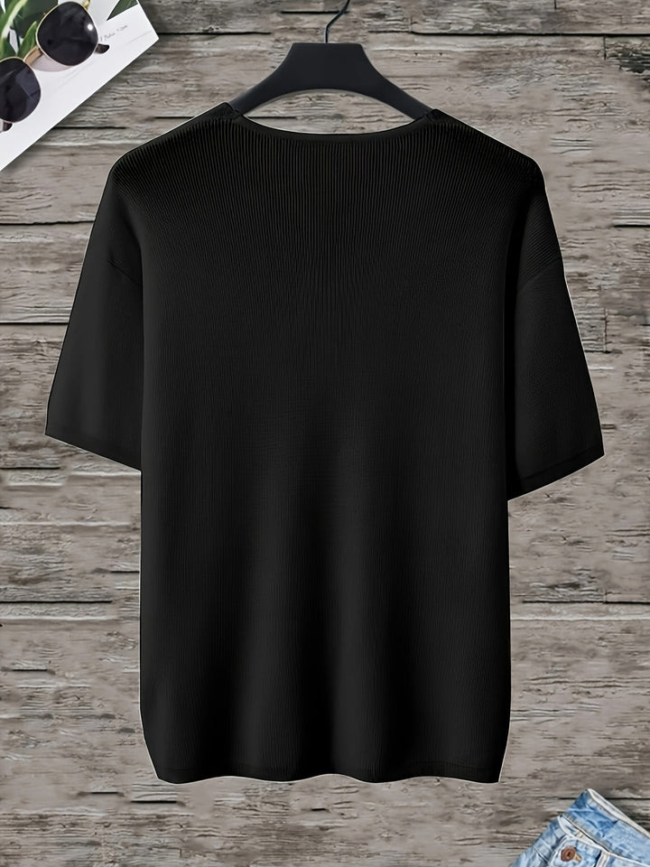 Herren T-shirt | Oversized | V-ringad | Sommar