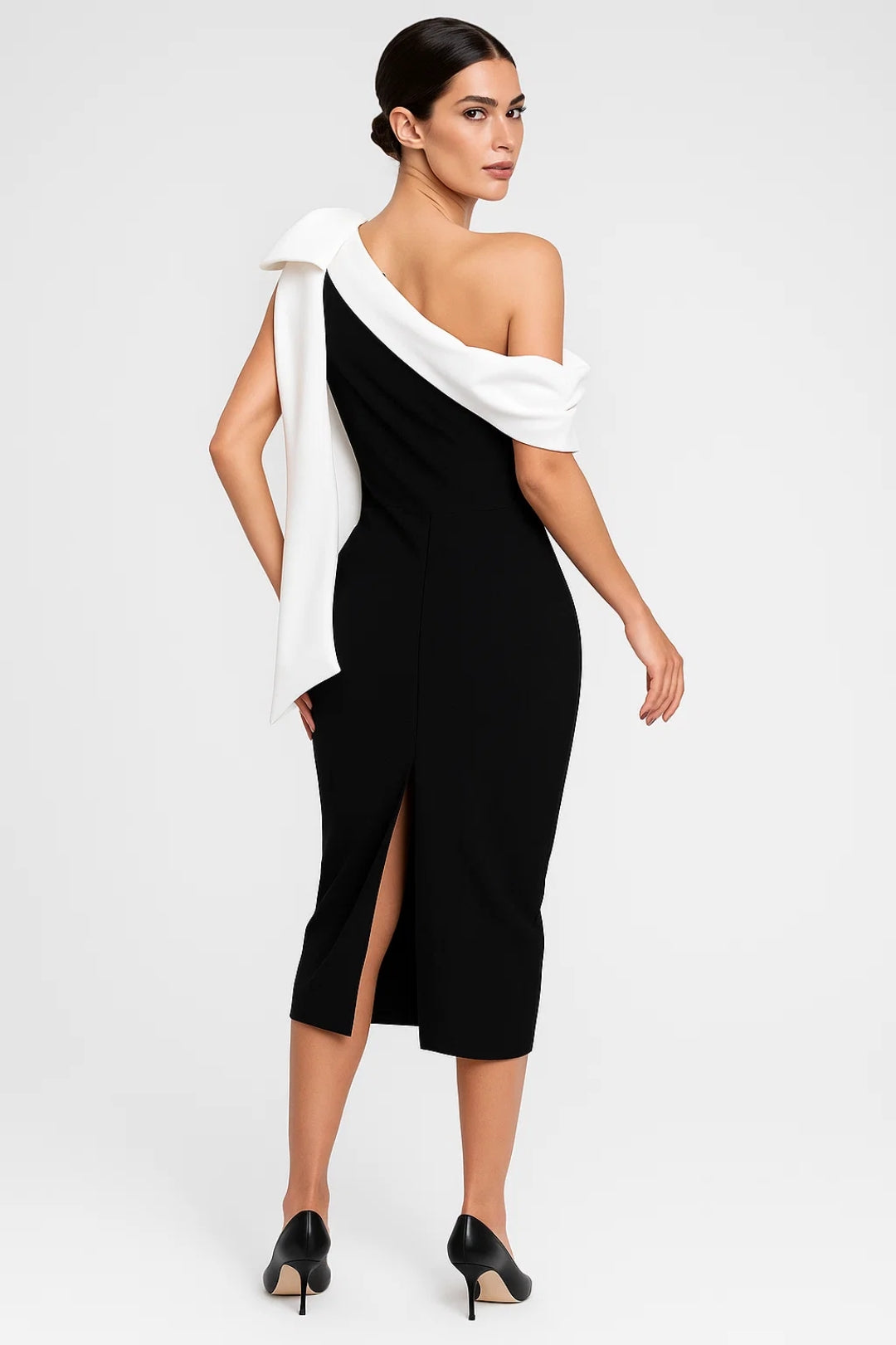 Dam Klänning | Asymmetrisk | Enaxlad Design | Sommar