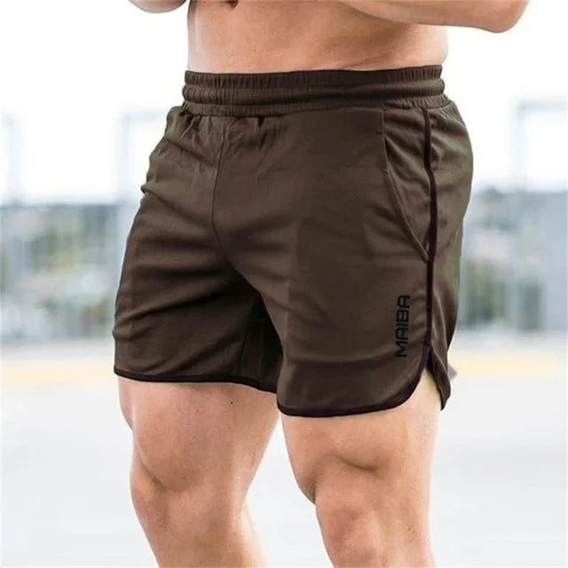 Herr Sportshorts | Slimfit Kort | Elastisk Midja | Sommar