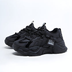 Dam Chunky Sneakers | Extra Bekväma & Trendiga | Tjock Sula | PU & Mesh