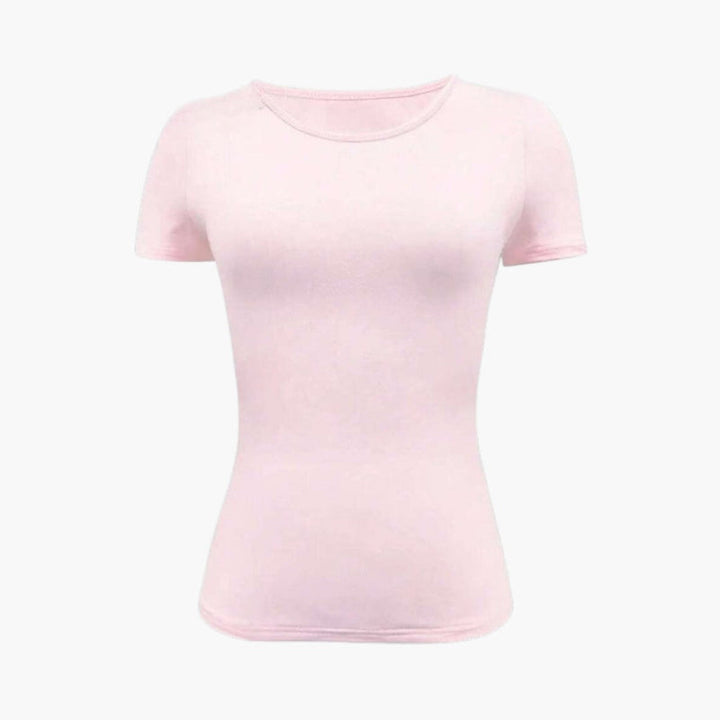 Dam Topp | Slimfit | Kort Ärm | Sommar