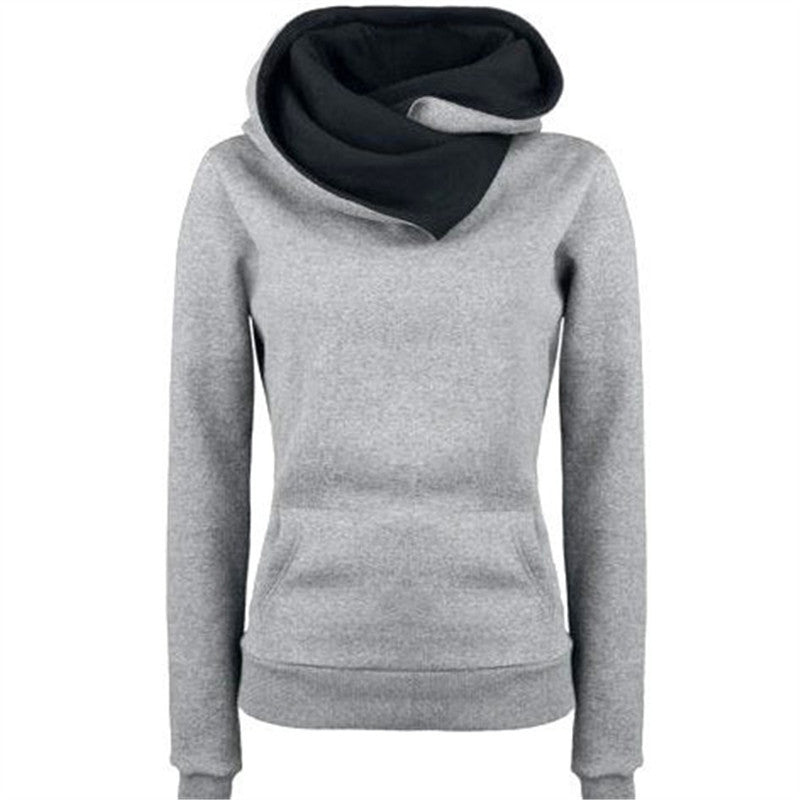 Asymmetrisk Hoodie | Trendig och Varm Stil | Vinterjacka Dam