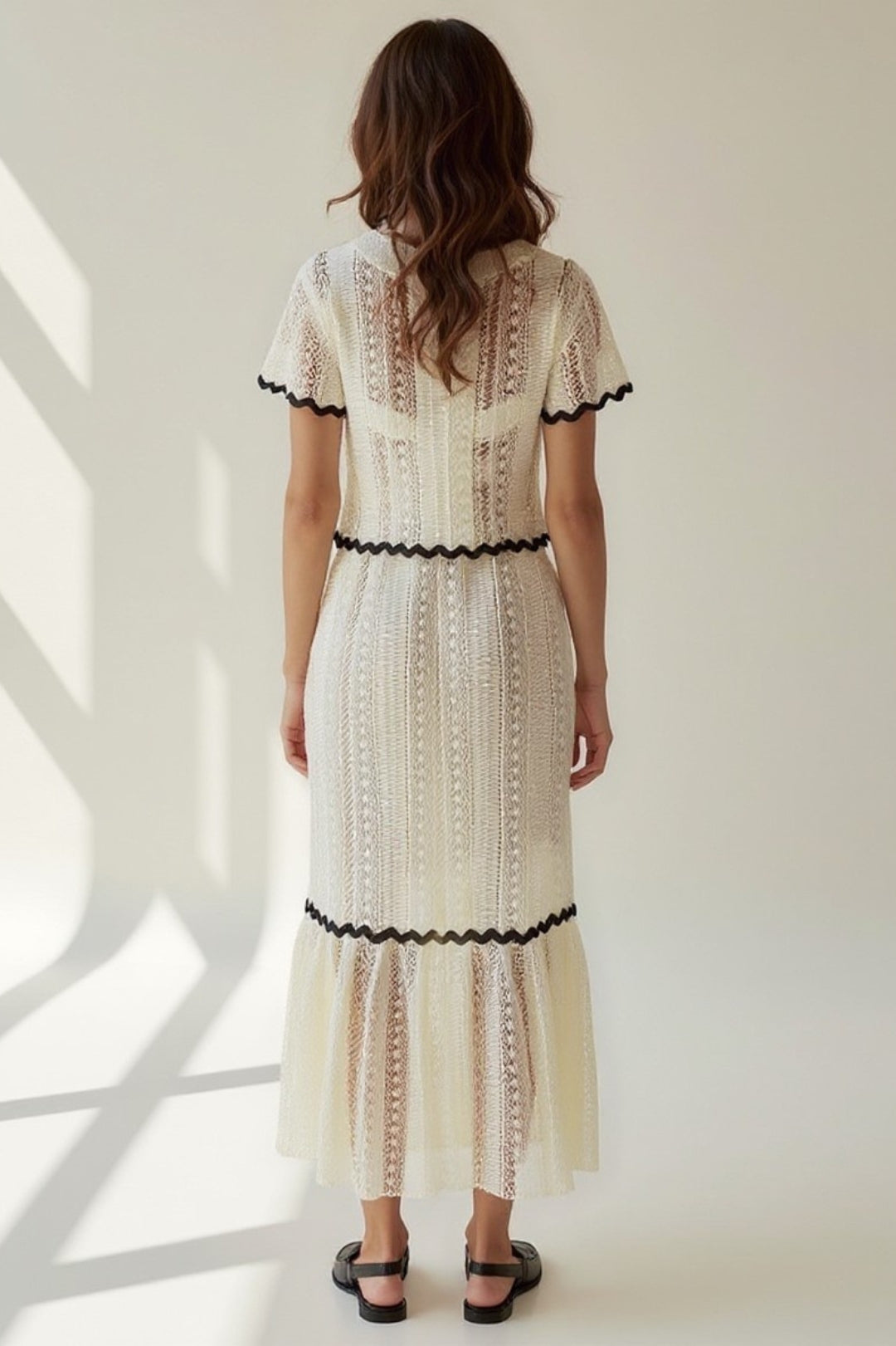 Dam Set | Vintage | Midi Kjol | Sommar