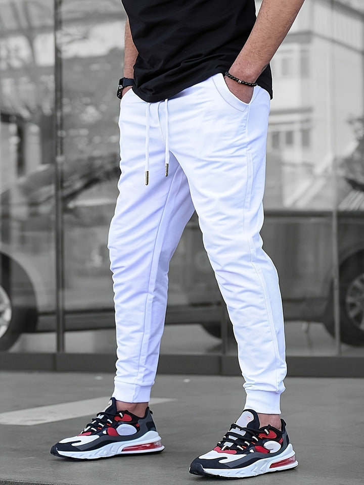 Herr Byxor | Slimfit | Elastiska Benslut | Sommar