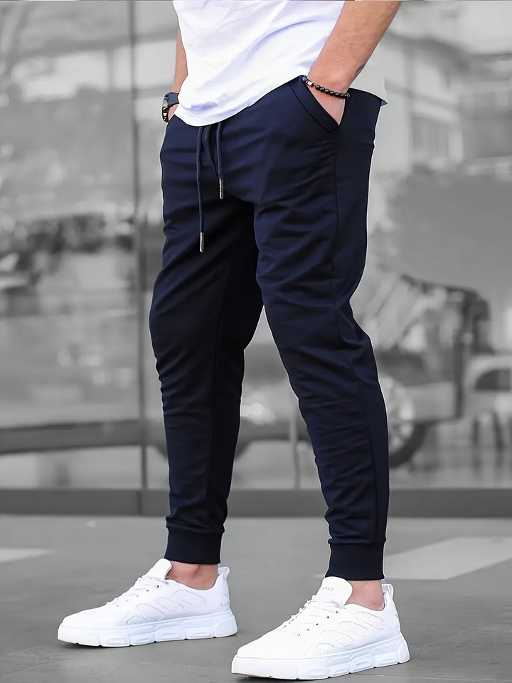 Herr Byxor | Slimfit | Elastiska Benslut | Sommar