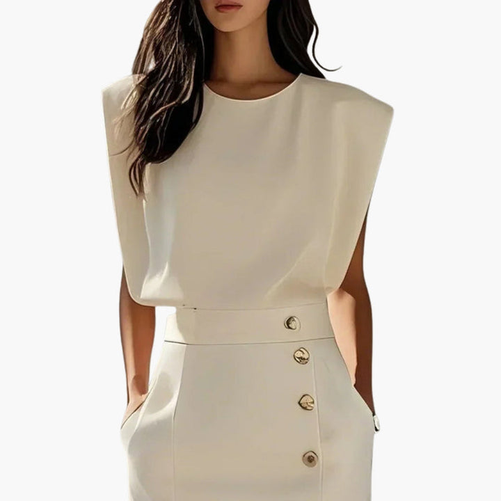 Dam Klänning | Elegant | Midi | Sommar