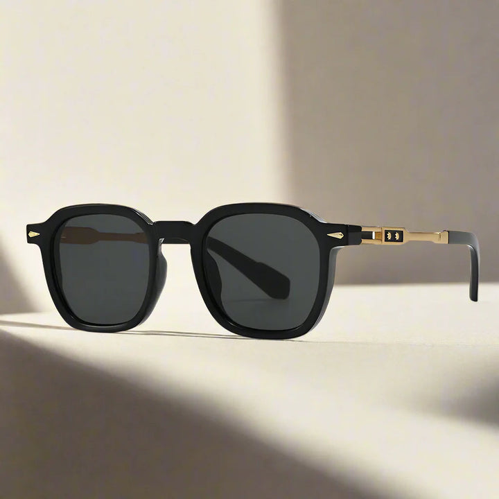 Herr Solglasögon | Retro | Fyrkantig Design | Sommar
