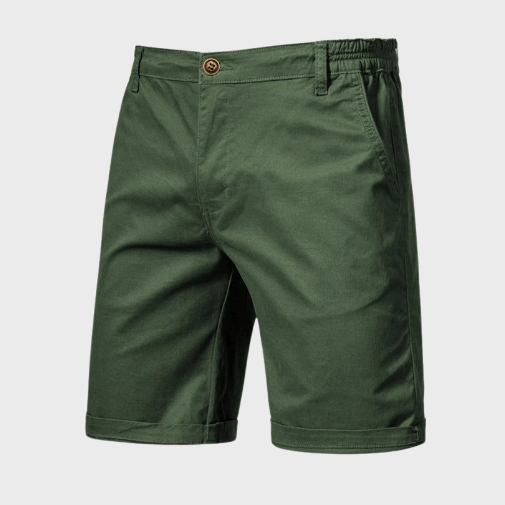 Herr Shorts | Straight Fit | Knappstängning | Sommar