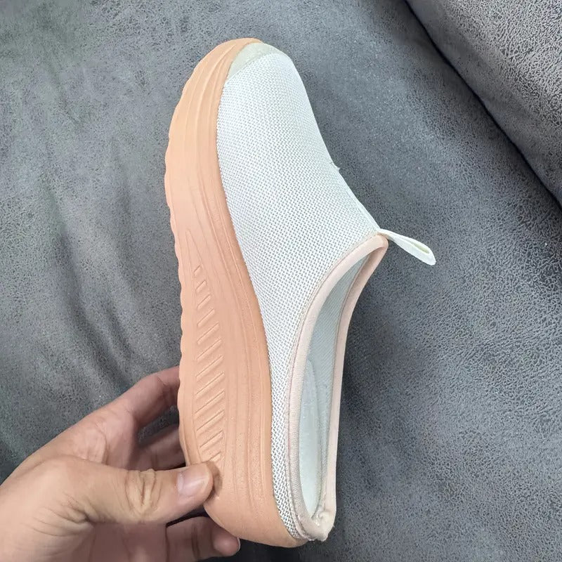 Dam Sandaler | Andningsbar Mesh & Slip-on | Halvklack & EVA-sula | Sommar & Bekväm Passform
