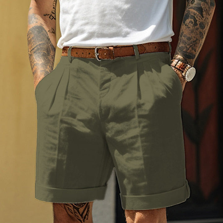 Herr Shorts | Rak Modell | Uppvikta Ben | Sommar