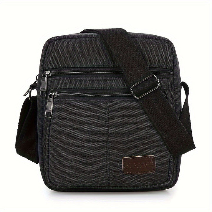 Herr Väska | Minimalistisk Casual | Med Dragkedja | Året Runt