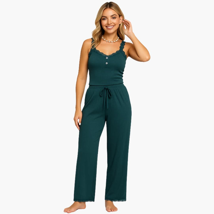 Dam Set | Elegant | Spetsdetaljer | Sommar