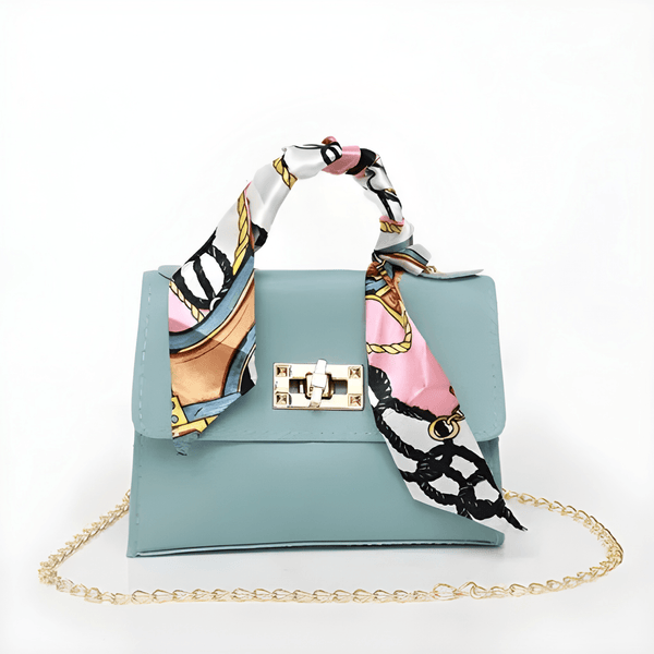 Ryggsäck Dam | Kedjerem | Dekorativt Handtag | Elegant Handväska