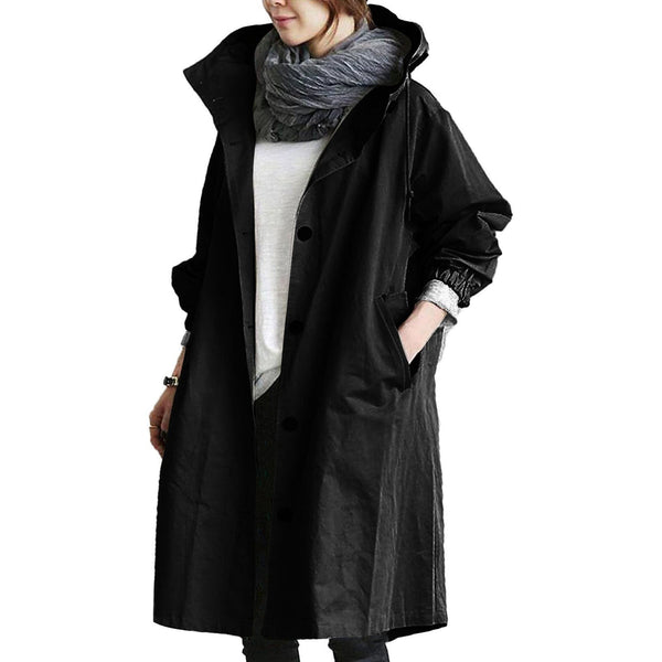 Damregnrock Lång | Elegant & Funktionell | Polyester