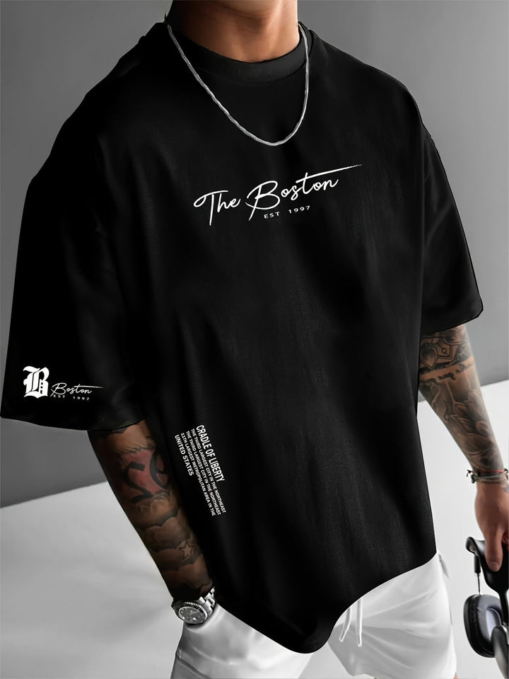 Herr T-shirt | Oversized | Kortärmad | Sommar