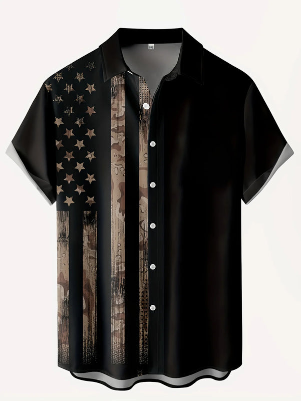 Herr Skjorta | Oversized | Blockdesign | Sommar