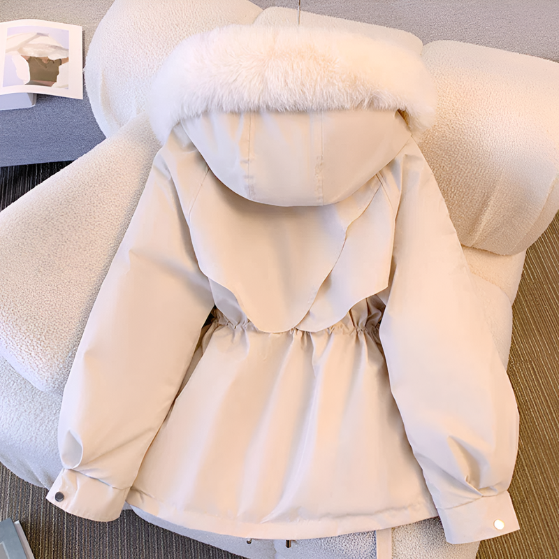 Vinterrock Dam | Fodrad Parka | Varm & Elegant | Med Huva