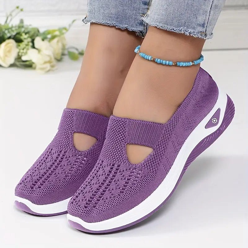 Dams Skor | Ny Stil & Andningsbara | Trendiga Slip-On Sportskor