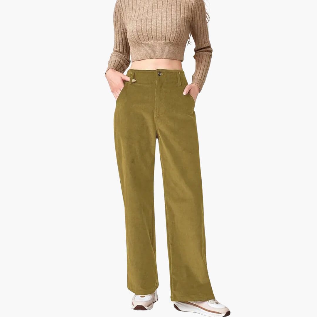 Dam Byxor | Wide Leg | Hög Midja | Sommar